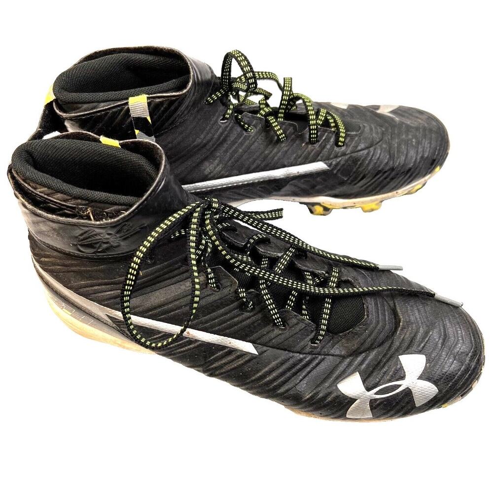 Under Armour Baseball Cleats Men's 9.5 Black Sports Shoes 4201487750 Athletic